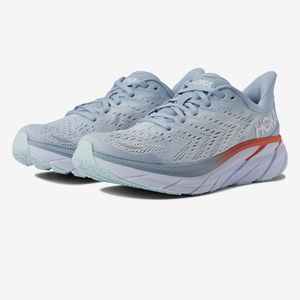 Hoka Clifton 8 in blue fog/plein air